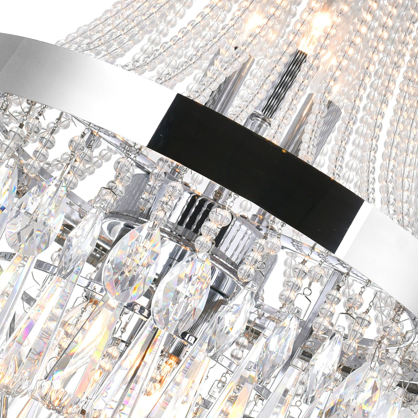 Vast 3 Light Chrome Chandelier