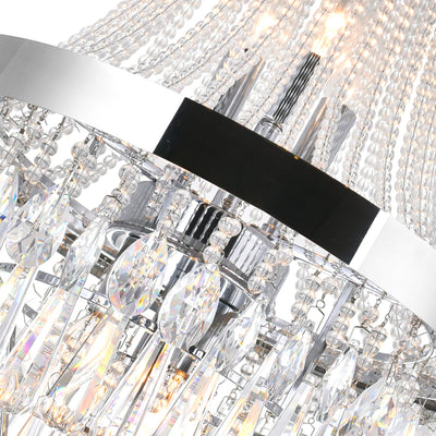 Vast 3 Light Chrome Chandelier