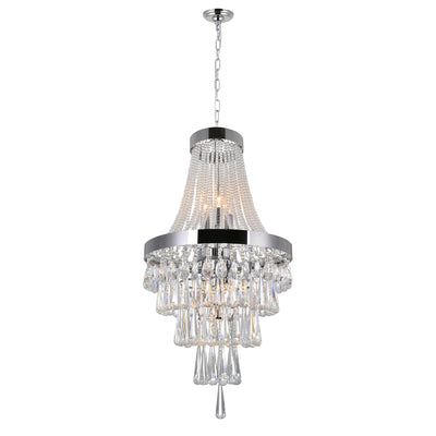 Vast 6 Light Chrome Chandelier