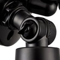 11.25''  Powder Coated Black 2 Light Flood Light
