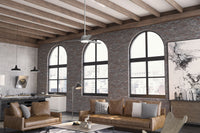 52 inch Gallegos Matte Silver Damp Rated Ceiling Fan with LED Light Kit and Wall Control