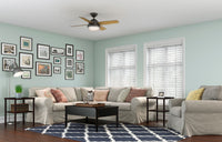 44 inch Dempsey Noble Bronze Ceiling Fan with LED Light Kit and Handheld Remote