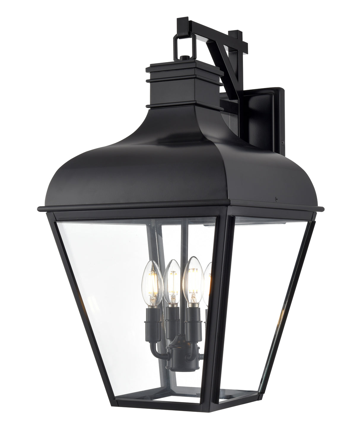 13.25'' Edenton Matte Black 4 Light Wall Sconce