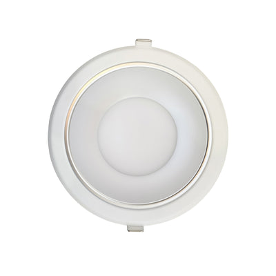 6-inch White Commercial Wall Light