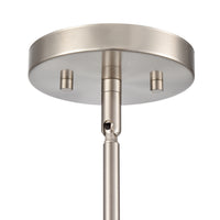 11'' Laphia Brushed Nickel 3 Light Chandelier