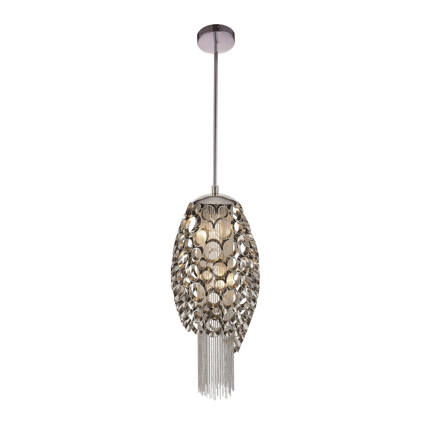 Victoria 2 Light Chrome Pendant