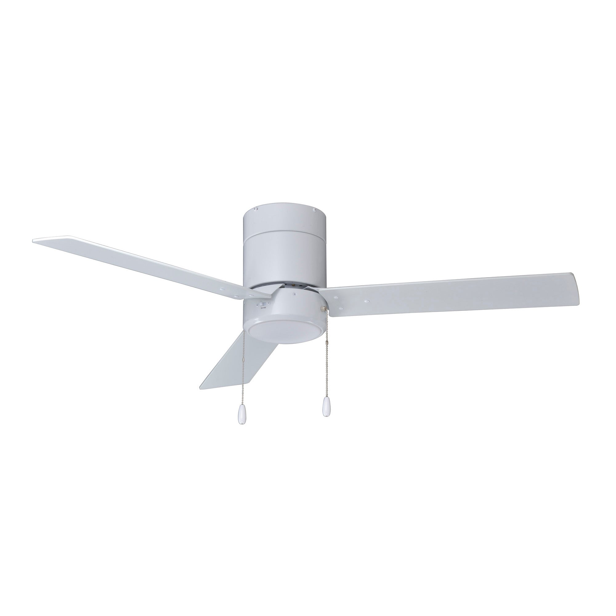 52 Inch Sabio AC White Indoor Ceiling Fan 3-Blade Reversible