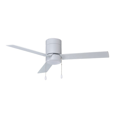 52 Inch Sabio AC White Indoor Ceiling Fan 3-Blade Reversible