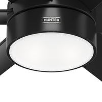 60 inch Solaria ENERGY STAR® Matte Black Damp Rated Ceiling Fan with LED Light Kit and Wall Control