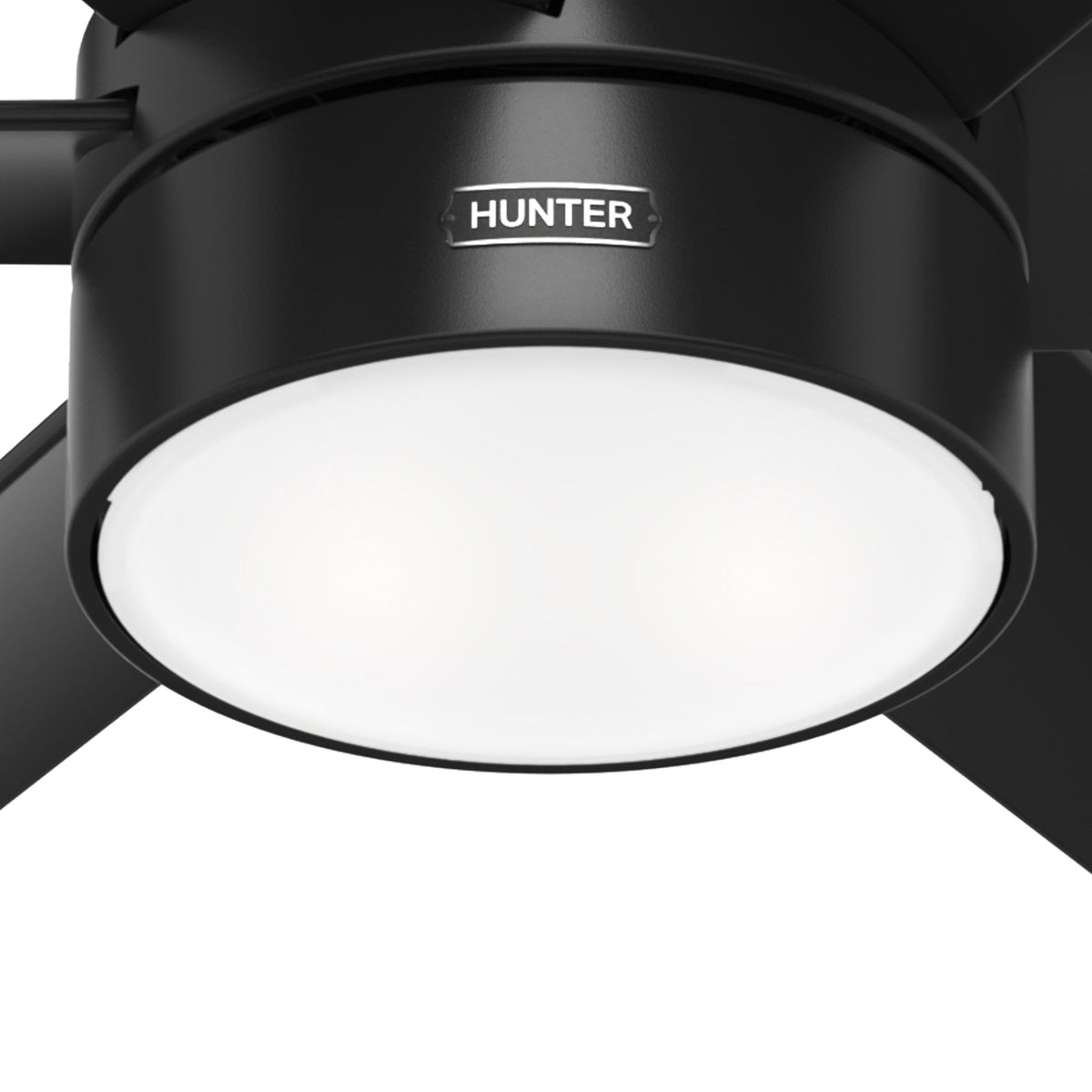60 inch Solaria ENERGY STAR® Matte Black Damp Rated Ceiling Fan with LED Light Kit and Wall Control