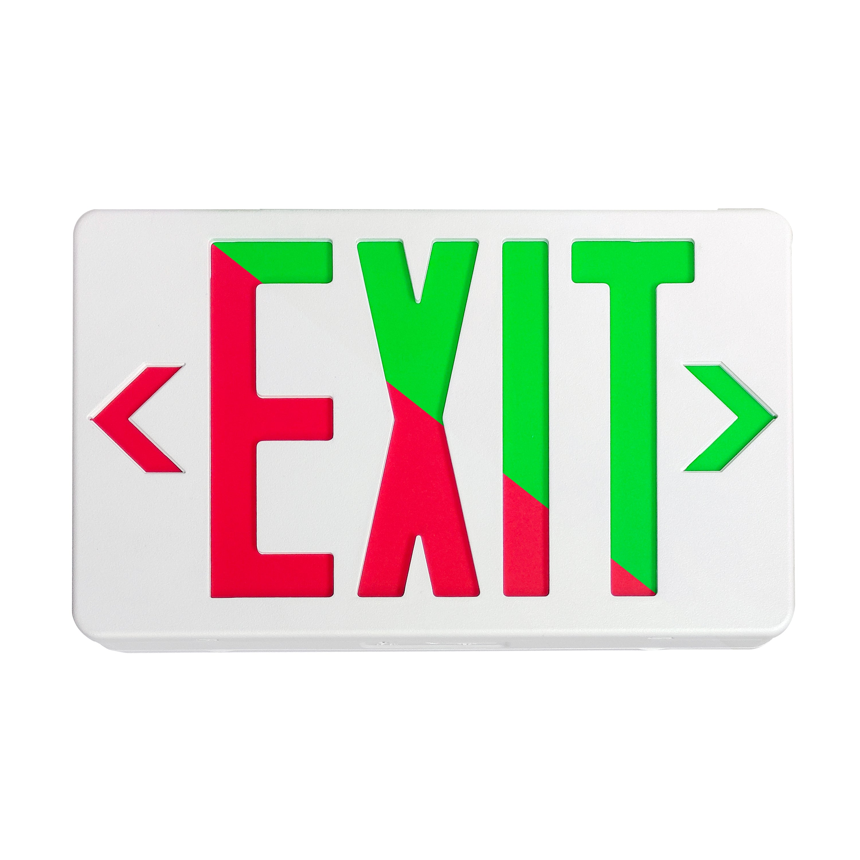 11.75-inch White Exit and Emergency Combo Light with 3.2W Output