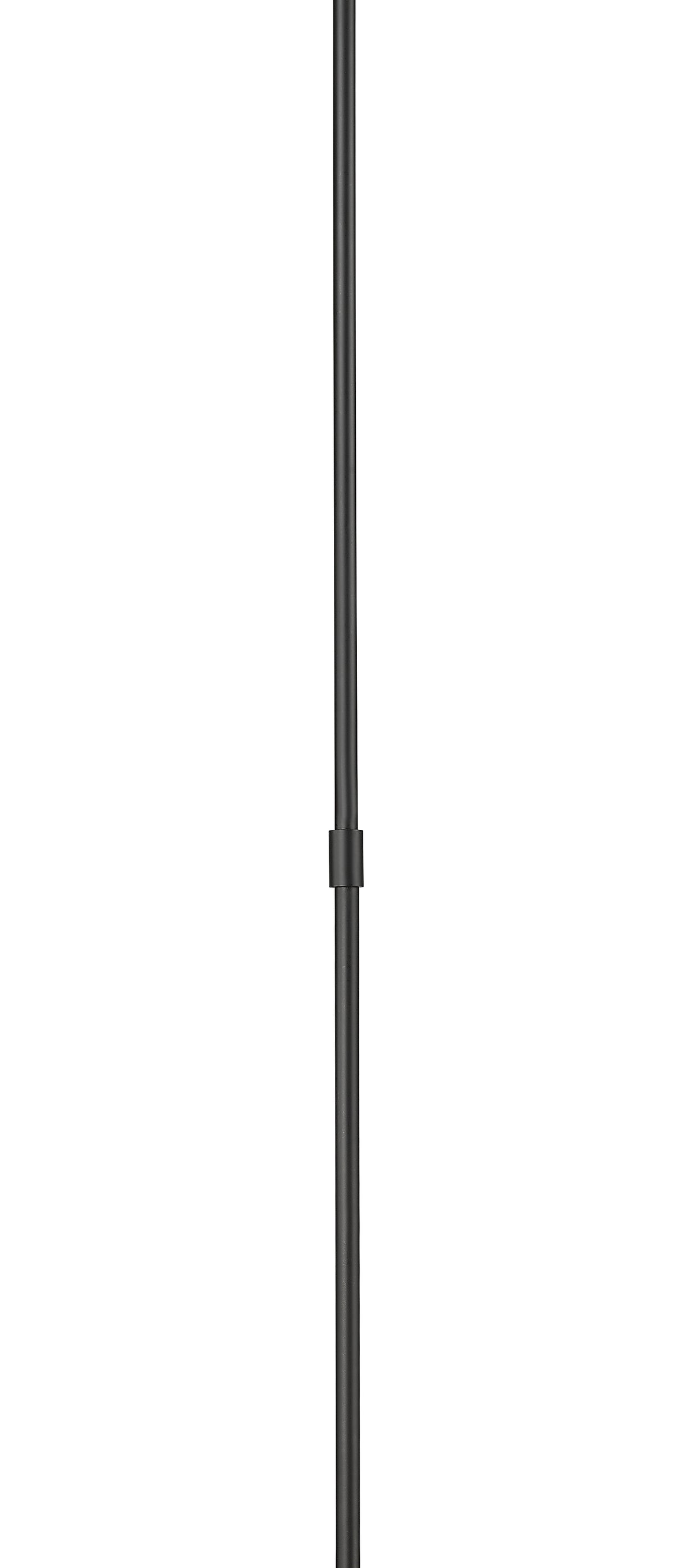 17.5'' Ami Matte Black 4 Light Chandelier