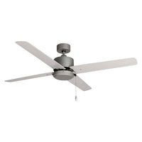 52 Inch Aldea VIII AC Brushed Pewter Outdoor Ceiling Fan 4-Blade