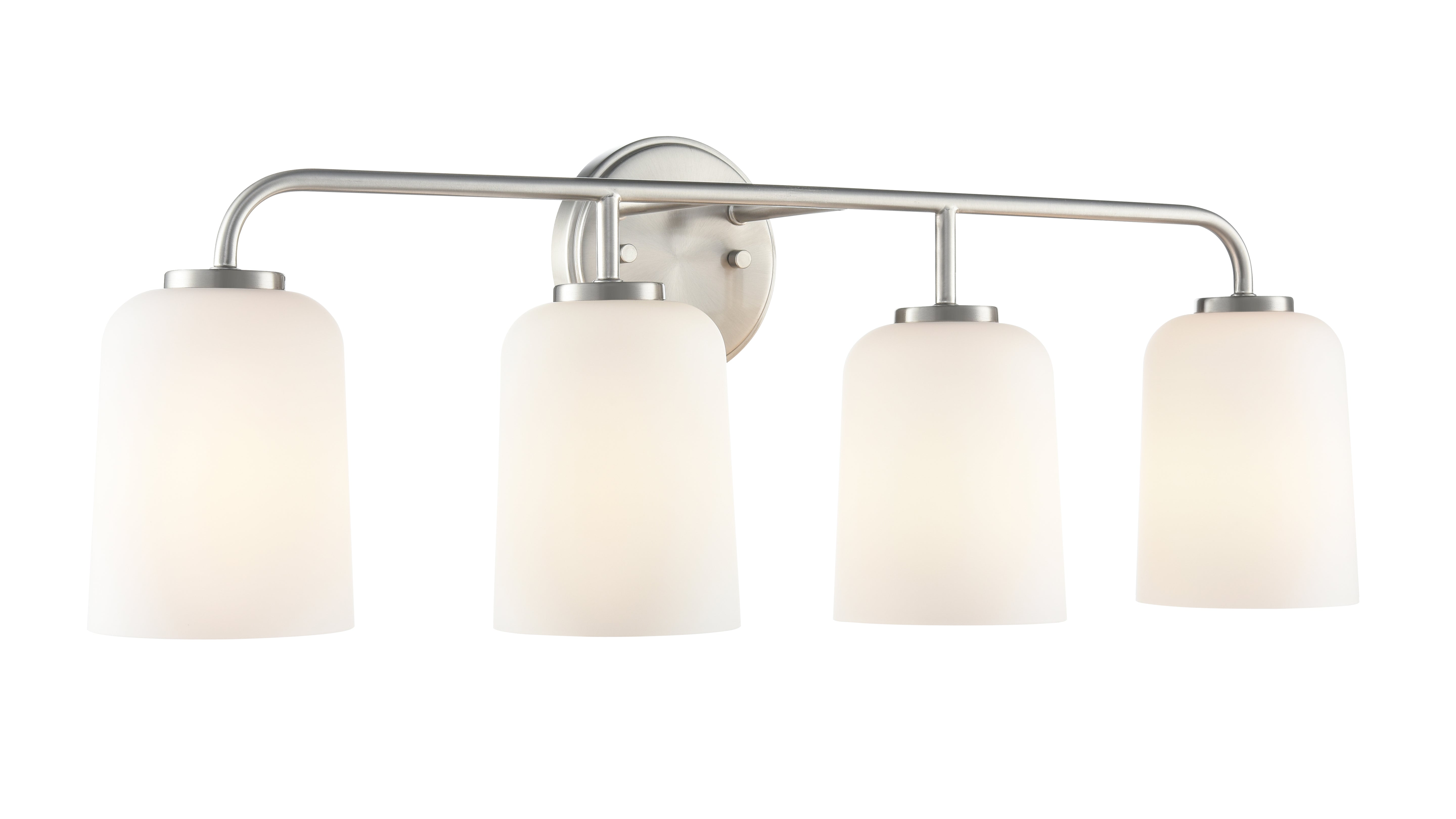 28'' Laphia Brushed Nickel 4 Light Bath Vanity