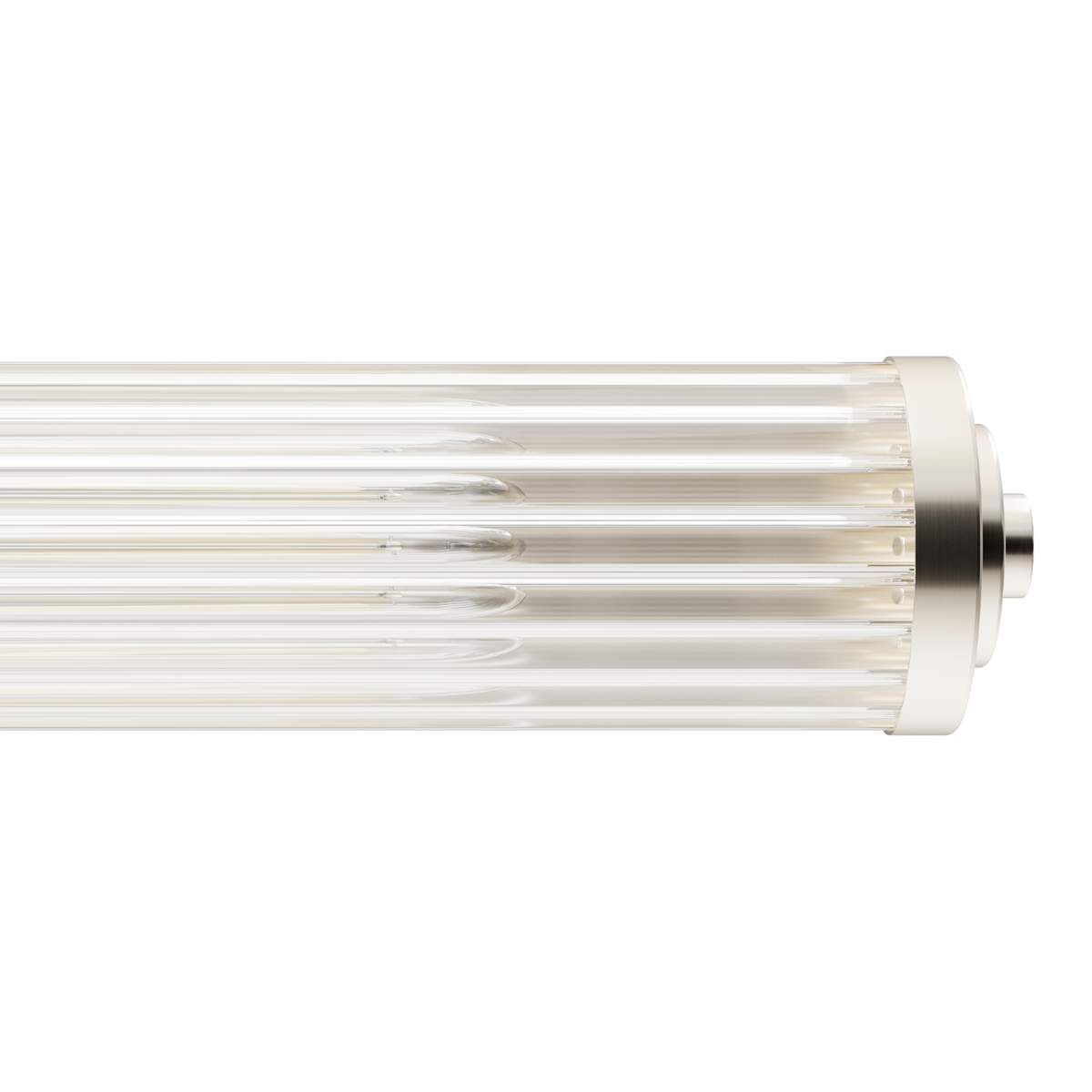 Holly Grove 24-inch 2-light Brushed Nickel Vanity Light with Clear Glass