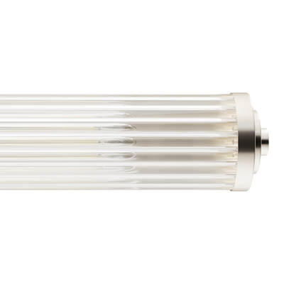 Holly Grove 24-inch 2-light Brushed Nickel Vanity Light with Clear Glass