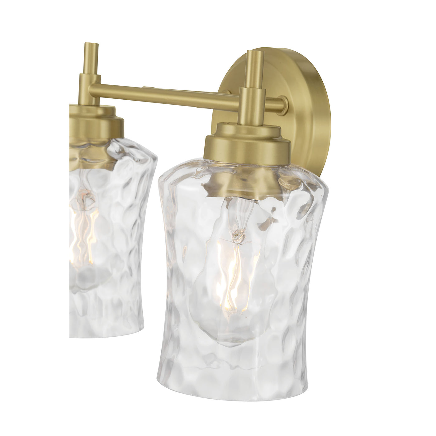 12.75'' Clarvyn Vintage Brass 2 Light Bath Vanity