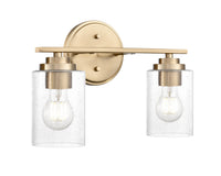 14.25'' Moven Modern Gold 2 Light Bath Vanity
