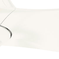 Casablanca 60 inch Stingray ENERGY STAR® Matte White Damp Rated Ceiling Fan with LED Light Kit and Handheld Remote