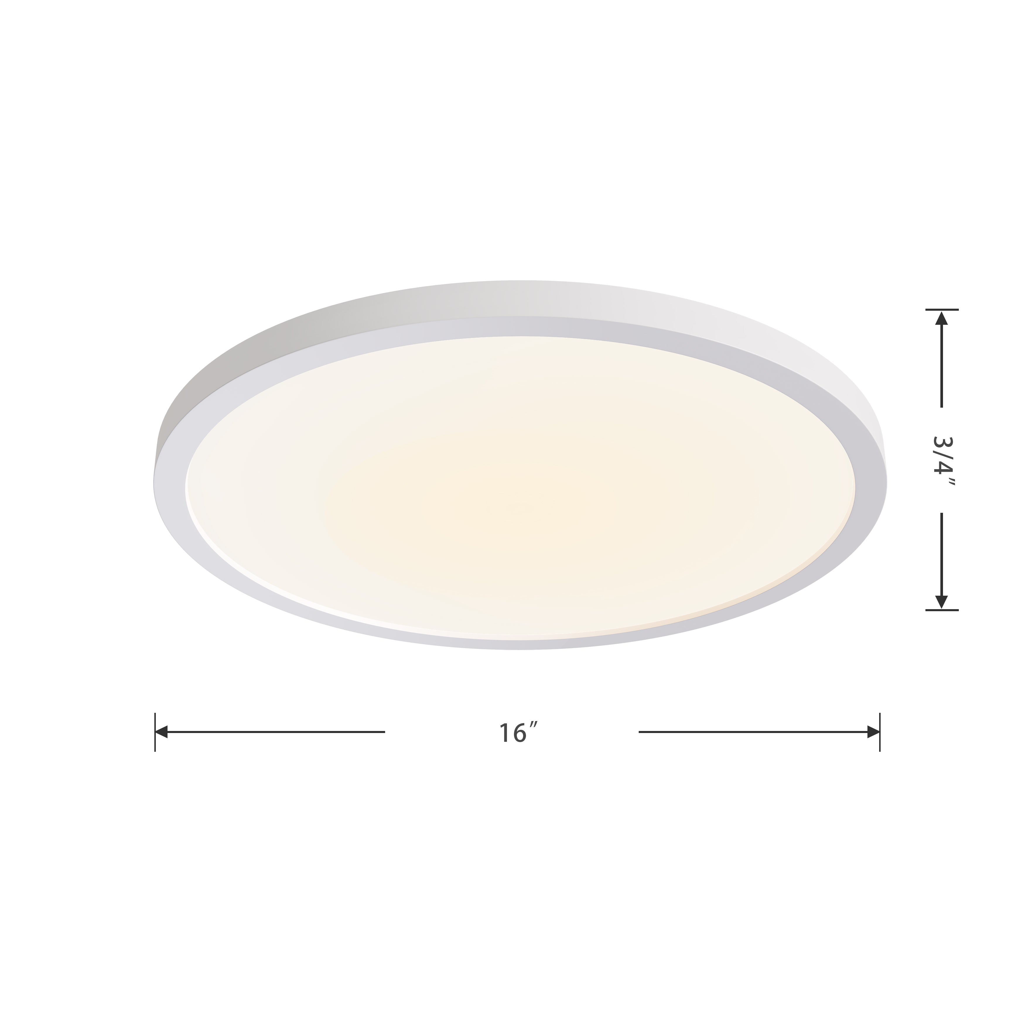15-inch White Wall Light