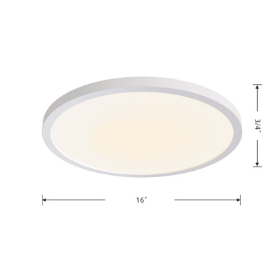 15-inch White Wall Light