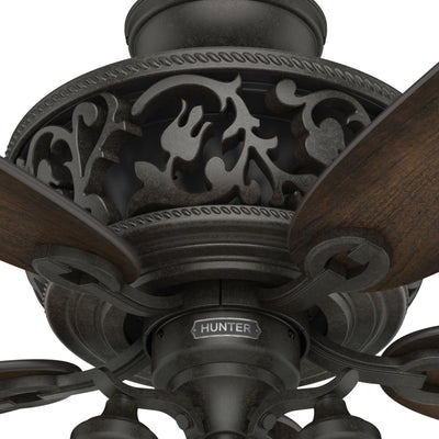 54 inch Promenade ENERGY STAR® Brittany Bronze Ceiling Fan with LED Light Kit and Handheld Remote