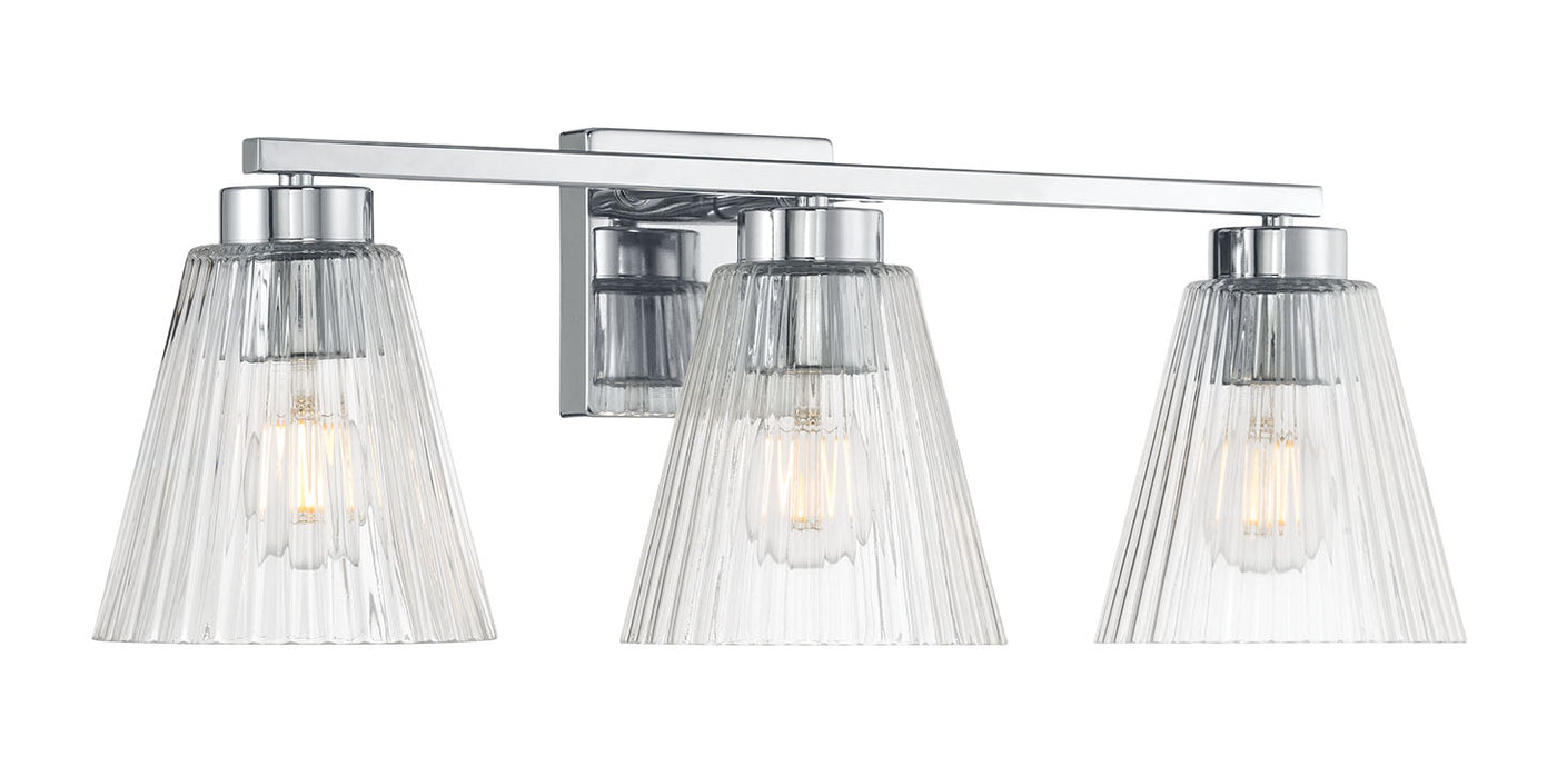 22.75'' Riville Chrome 3 Light Bath Vanity