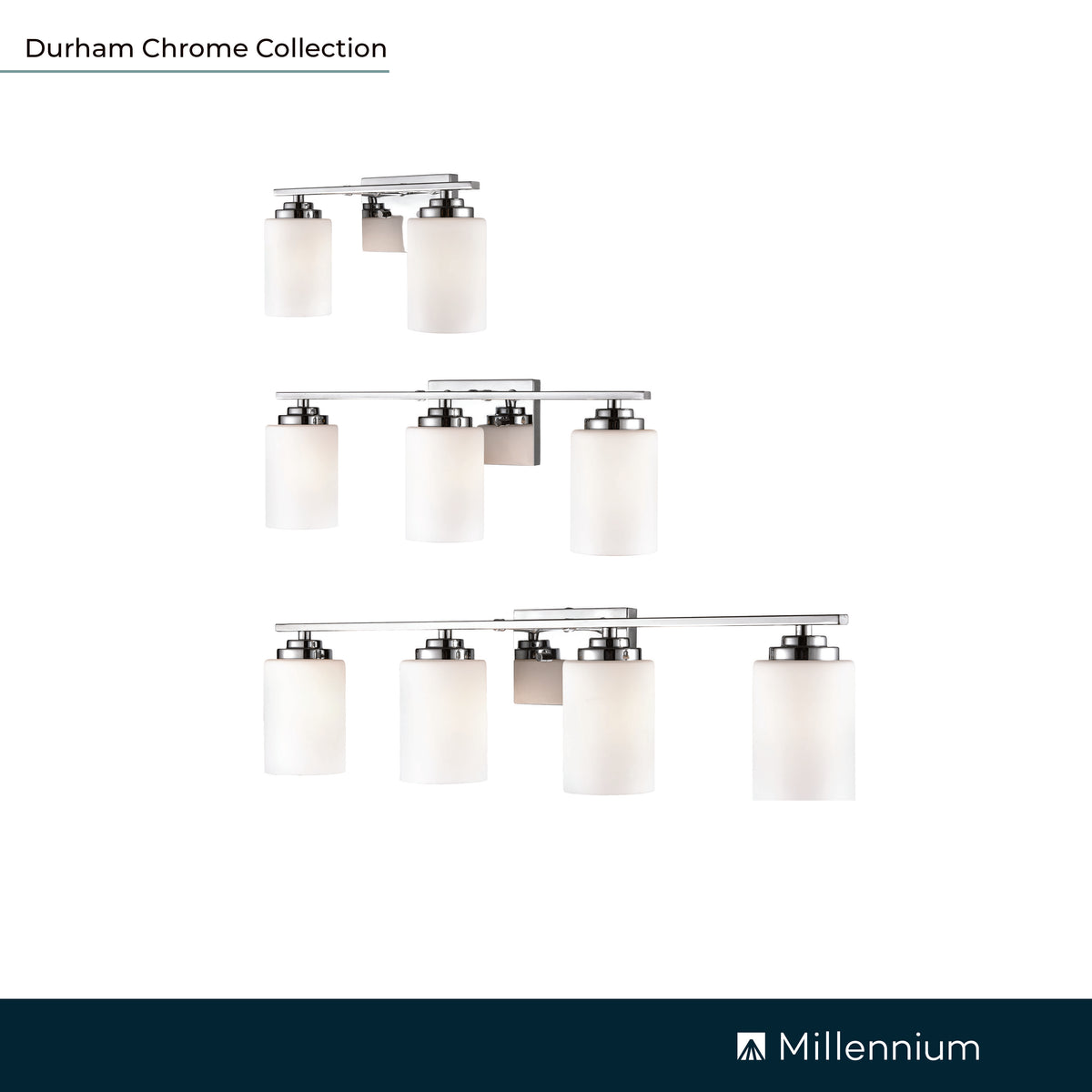 31.13'' Durham Chrome 4 Light Bath Vanity