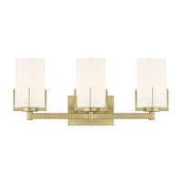 22'' Froselle Vintage Brass 3 Light Bath Vanity