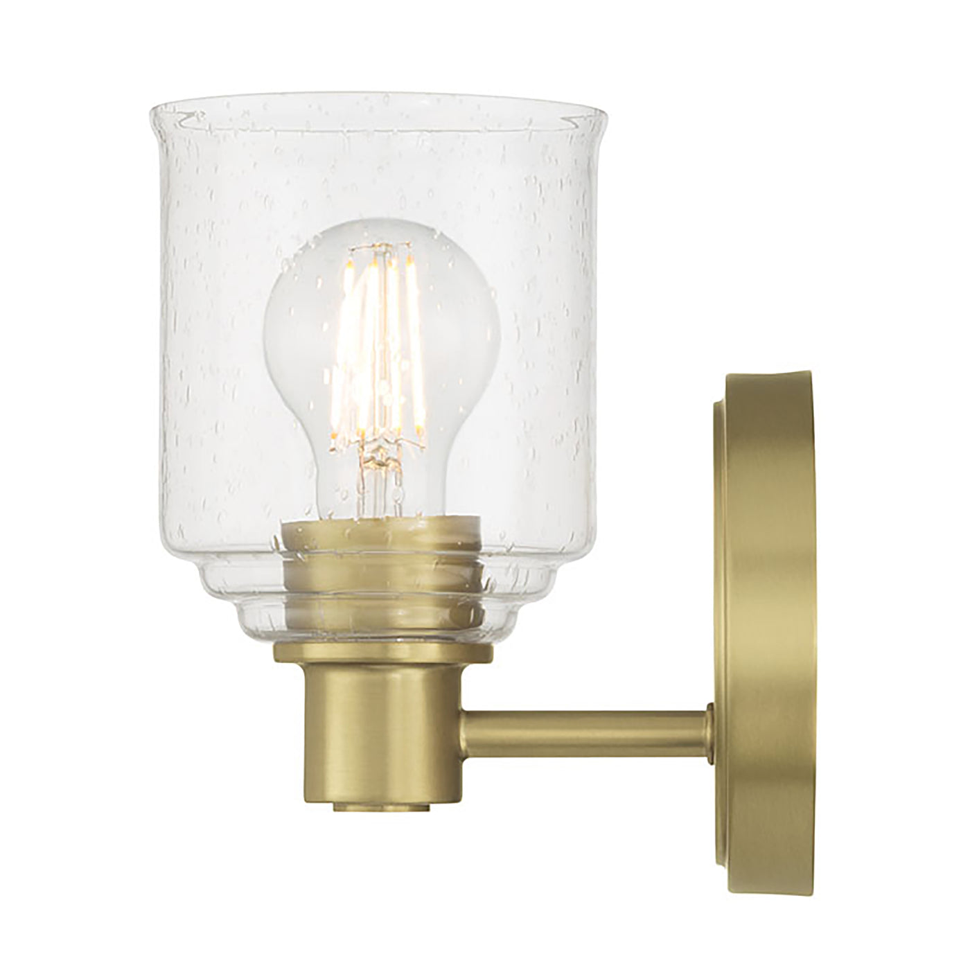 5'' Vessair Vintage Brass 1 Light Wall Sconce