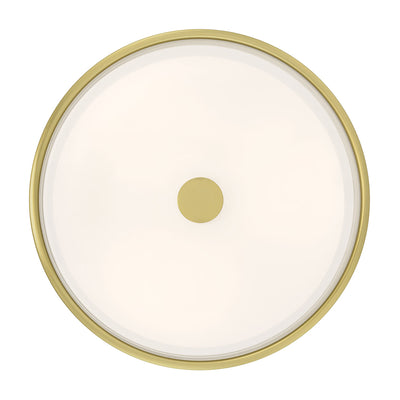 5.5'' Ardezia Vintage Brass 3 Light Flush Mount