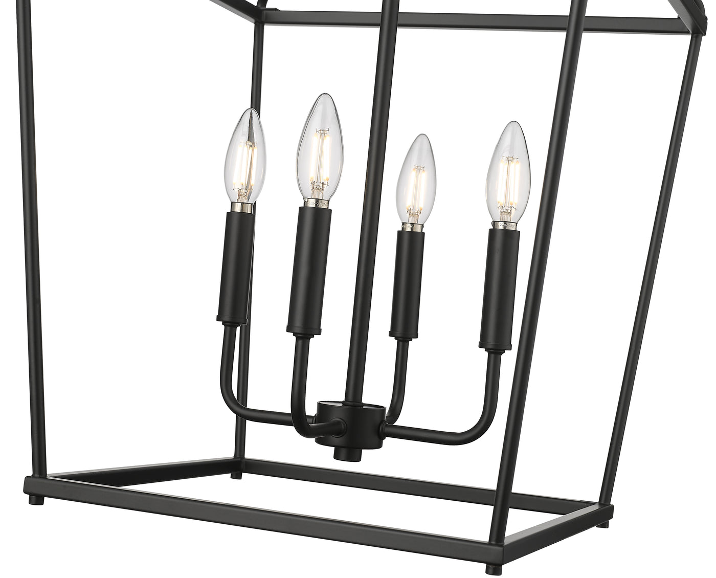21'' Nellita Matte Black 4 Light Pendant