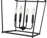 21'' Nellita Matte Black 4 Light Pendant