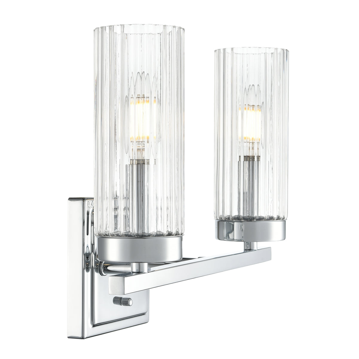 12.5'' Iversen Polished Chrome 2 Light Bath Vanity