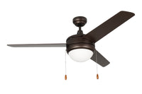 52 Inch Contempo IV AC Oil Rubbed Bronze Indoor Ceiling Fan 3-Blade Reversible
