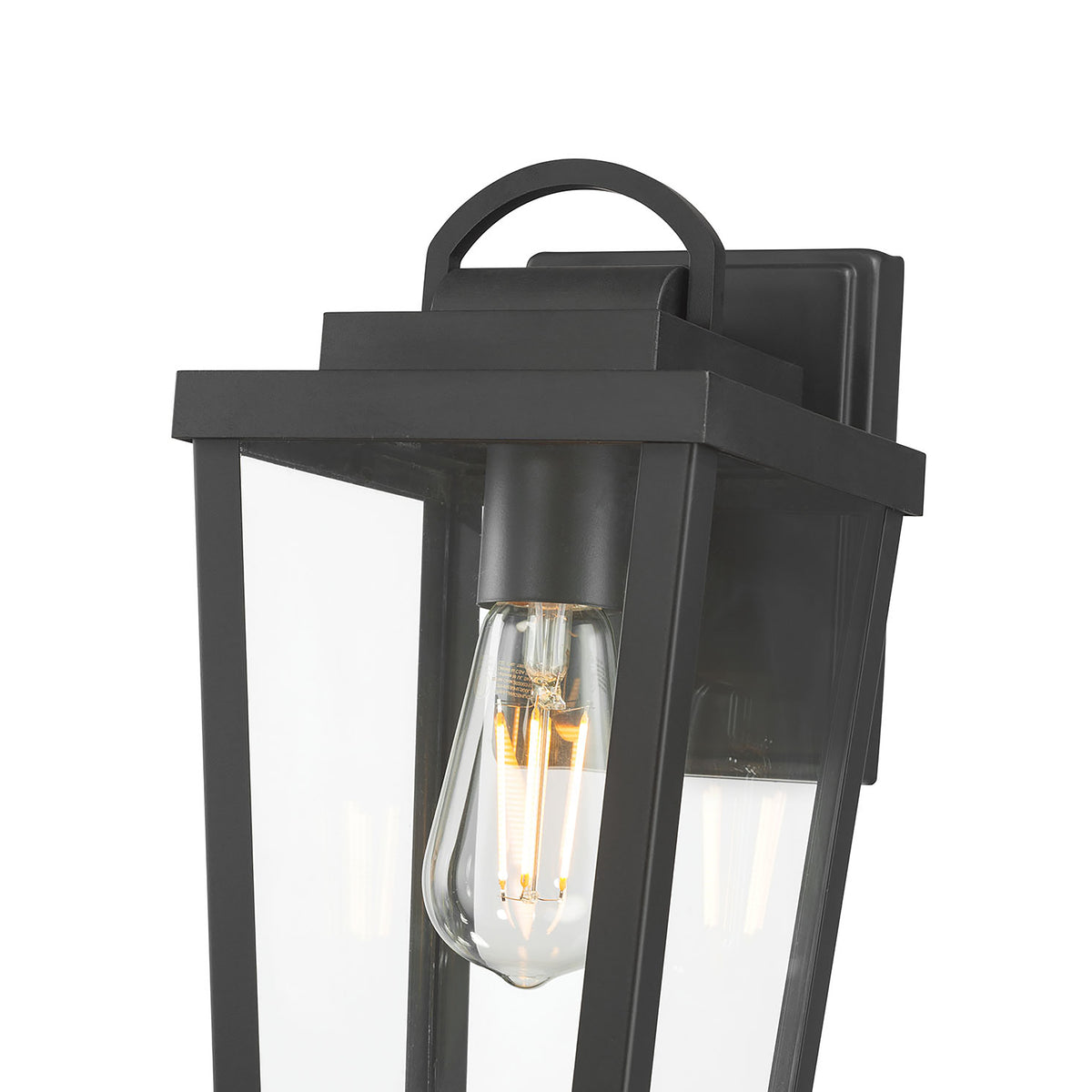 6'' Brenwick Powder Coated Black 1 Light Lantern