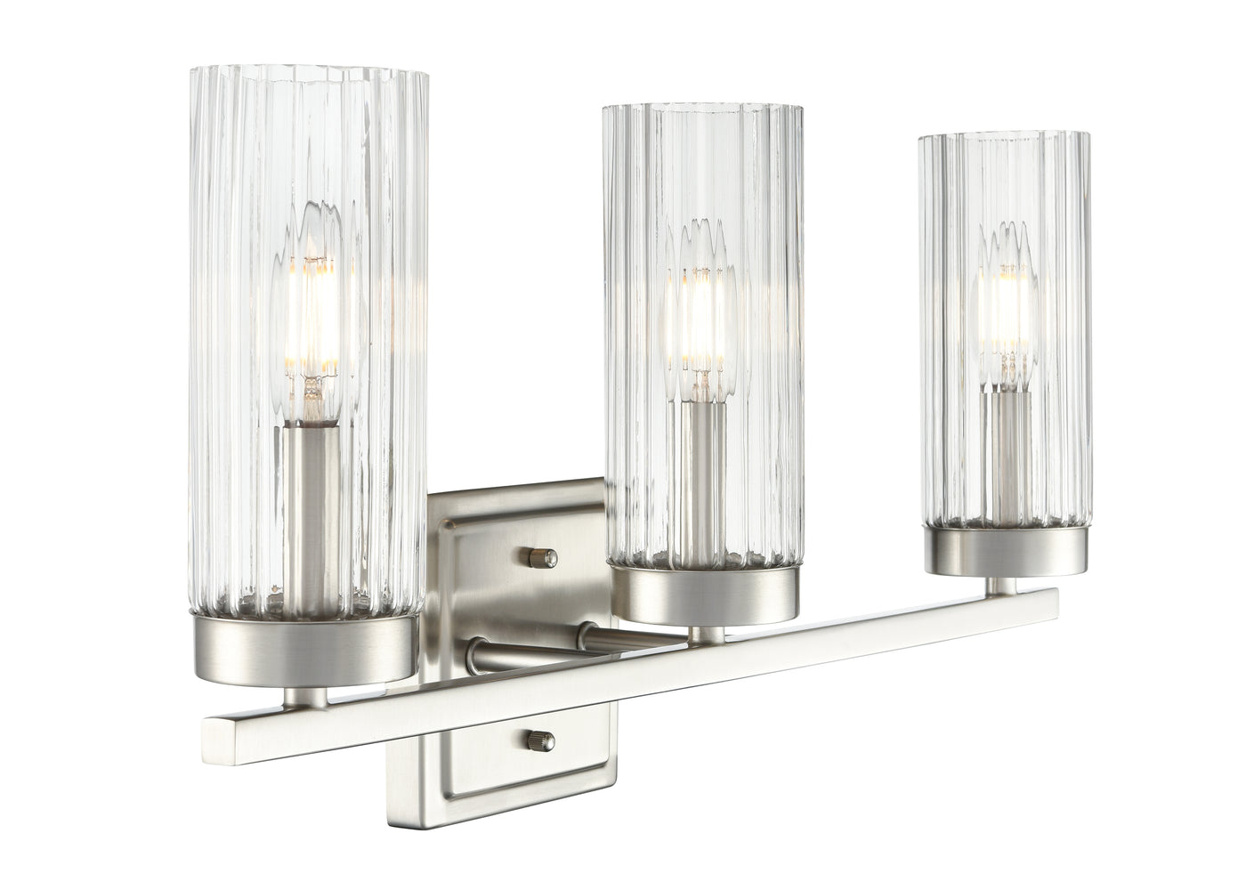 21'' Iversen Brushed Nickel 3 Light Bath Vanity