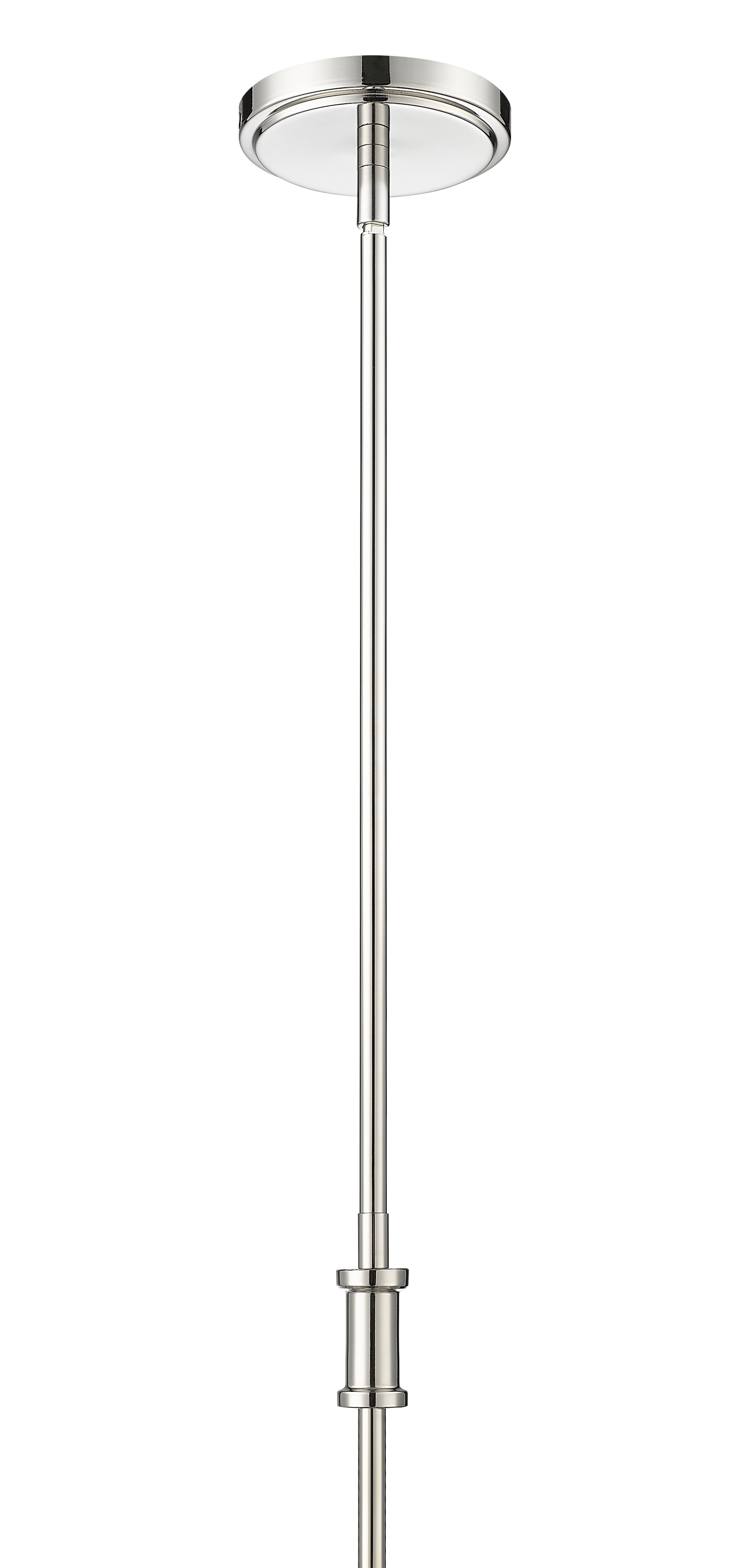 24'' Adorra Polished Nickel 3 Light Pendant