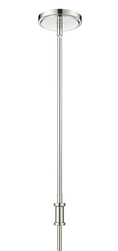 24'' Adorra Polished Nickel 3 Light Pendant