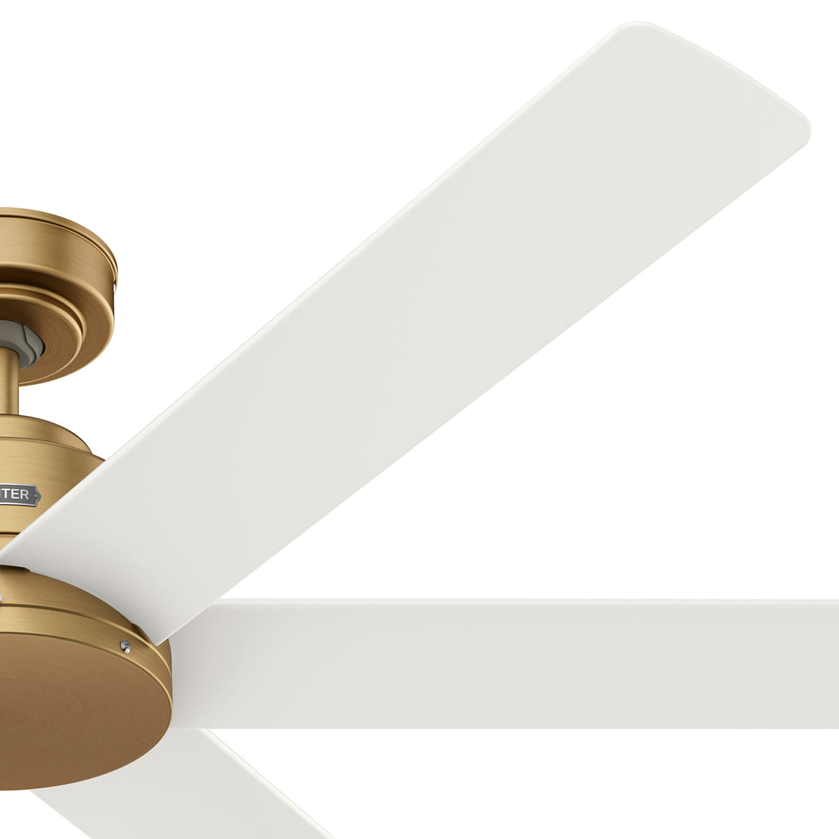 60 inch Kennicott ENERGY STAR® Luxe Gold Damp Rated Ceiling Fan and Handheld Remote