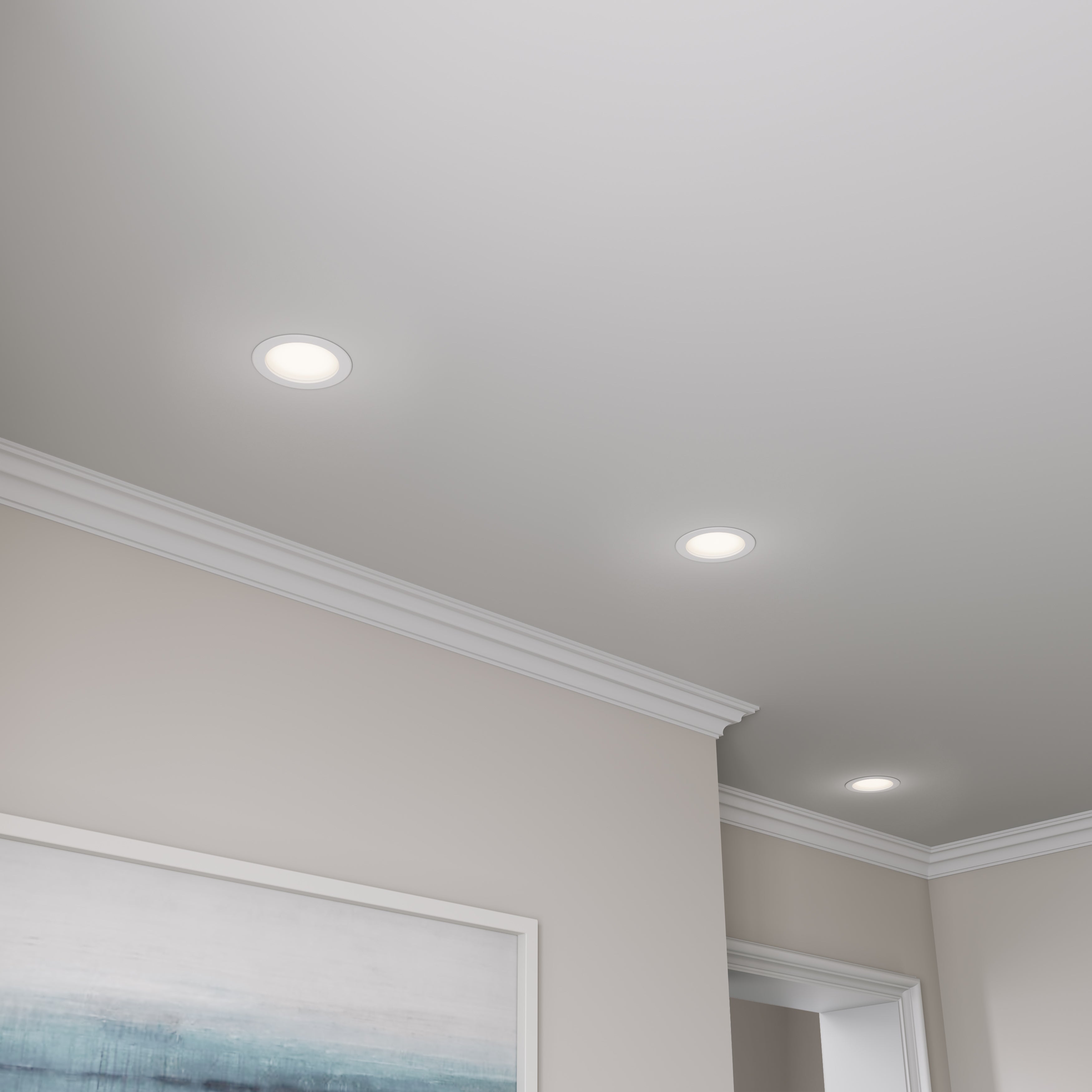 6-inch White Commercial Wall Light with 5-CCT Selectable White