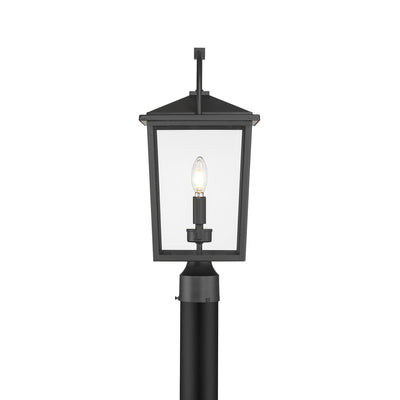 19.75'' Strathden Powder Coated Black 2 Light Post Lantern