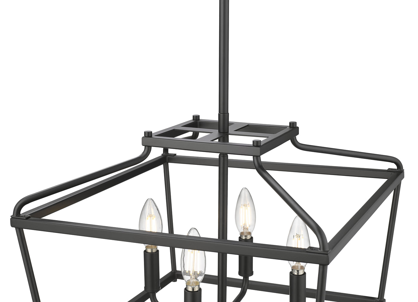 13'' Nellita Matte Black 4 Light Pendant