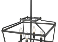 13'' Nellita Matte Black 4 Light Pendant