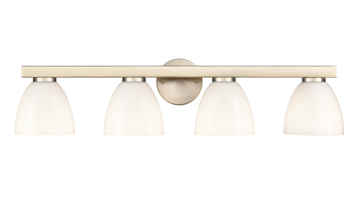 33'' Apria Modern Gold 4 Light Bath Vanity