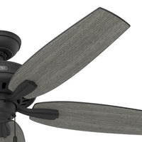 52 inch Newsome Matte Black Ceiling Fan and Pull Chain