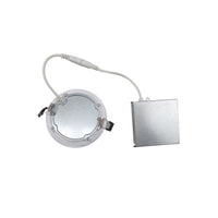 4-inch White Wall Light with 3000K Light and 9W Output