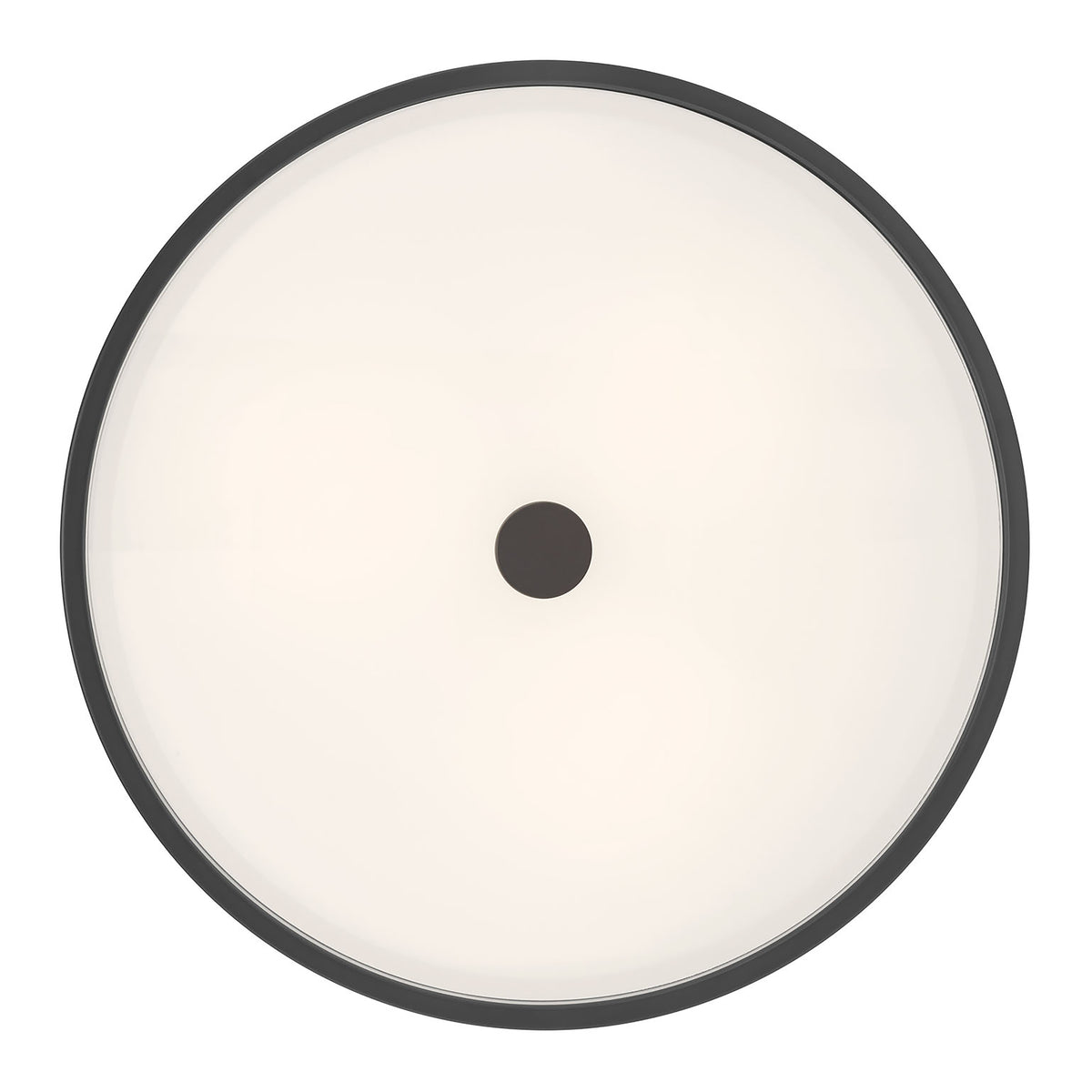 8.75'' Ardezia Matte BlackClear Ribbed 3 Light Semi-Flush Mount