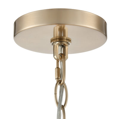 37.25'' Senoia Modern Gold 9 Light Chandelier