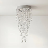 Rain Drop 4 Light Chrome Chandelier